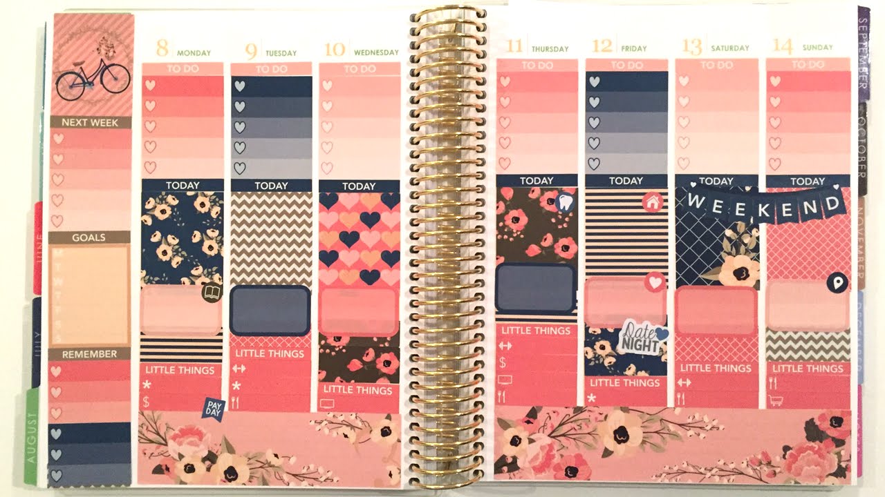 Plan With Me | Poppy Bike | Erin Condren Vertical | AnythingPlanning