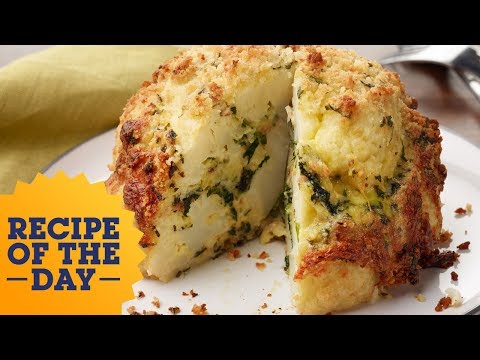 recipe-of-the-day:-roasted-stuffed-cauliflower-|-food-network