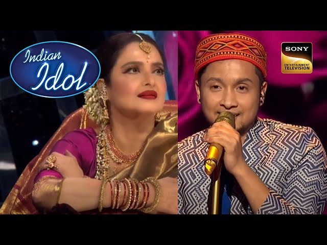 'Dekha Ek Khwab' गाकर Pawandeep ने किया Rekha Ji को Nostalgic |Indian Idol Season 12| Winner Special class=