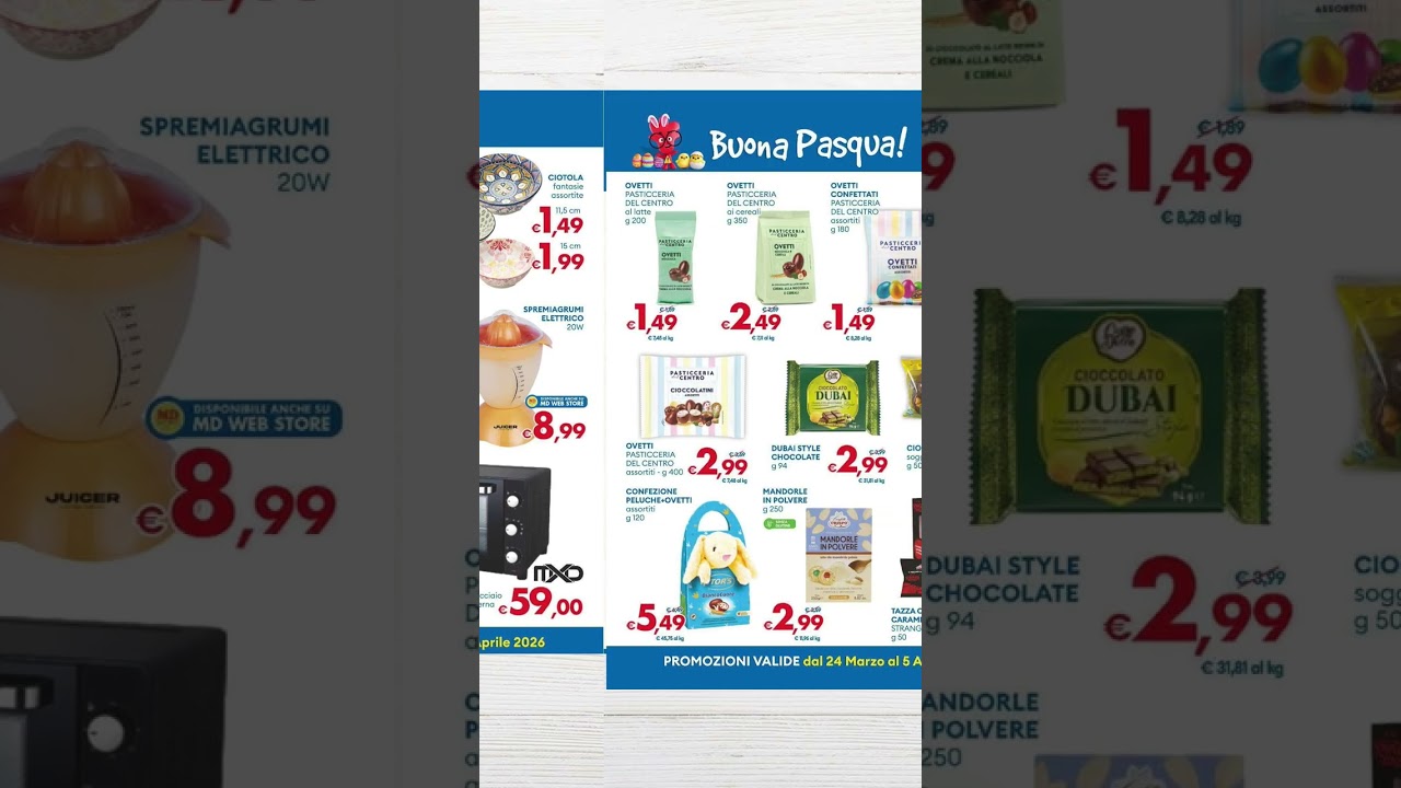 Volantino MD dal 24 marzo al 5 aprile 2026