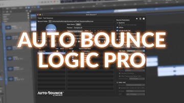 Auto Bounce Audio In Logic Pro