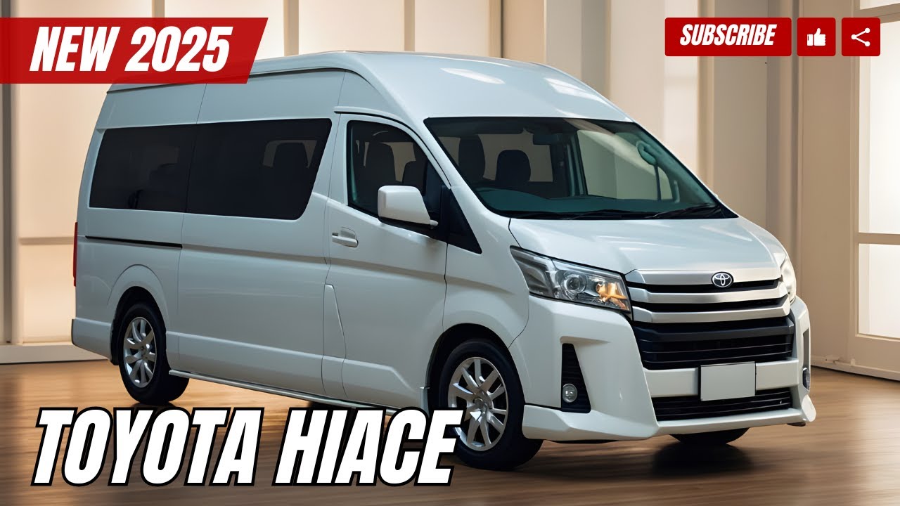 2025 Toyota HiAce Hybrid Revealed! First Look Luxury Van! YouTube