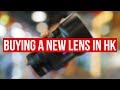 Buying a new camera lens in hong kong   sony a6400 vlog