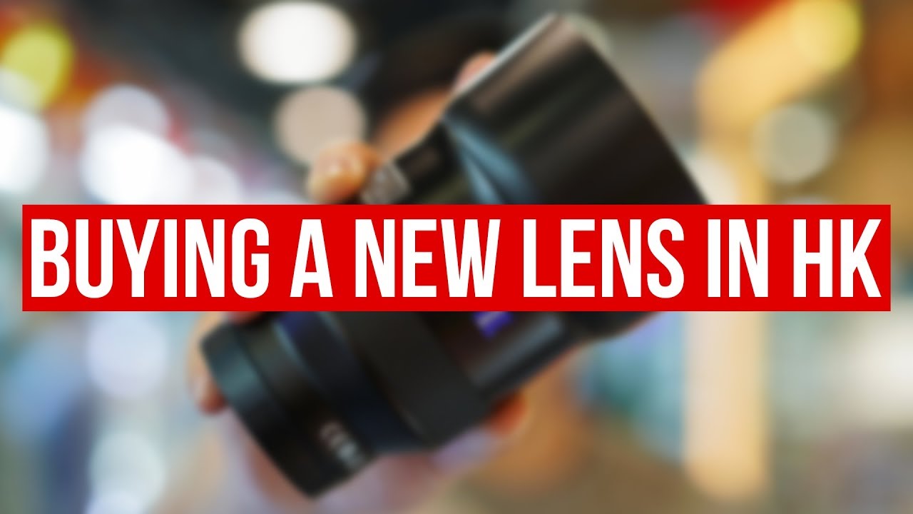 Buying a NEW CAMERA LENS in HONG KONG 📸💰 Sony a6400 VLOG YouTube