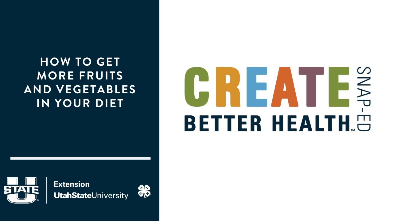 How to Get More Fruits and Vegetables in Your Diet YouTube