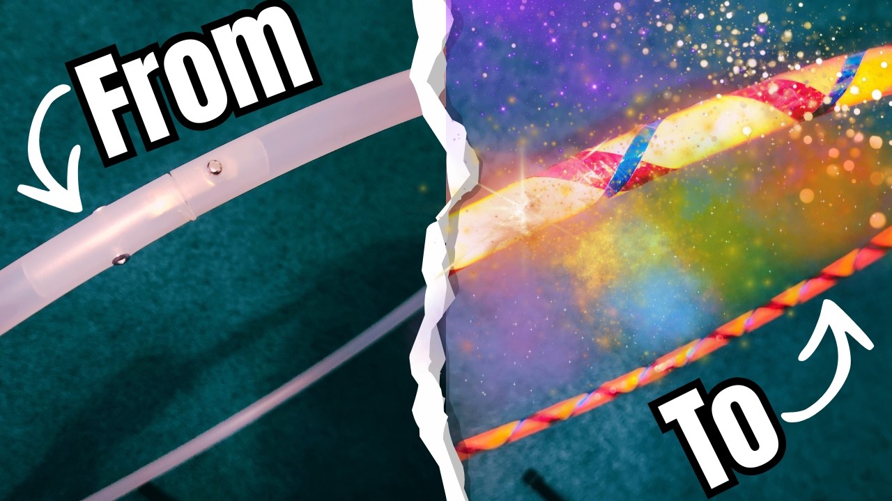 Epic Hula Hoop Taping Time Lapse 🤩✨