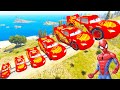 GTA V Epic New Stunt Race For Car Racing Challenge by Trevor and Shark #6636