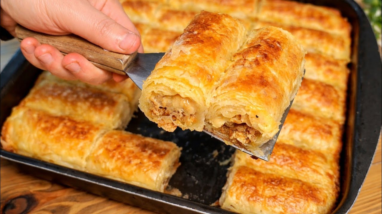 اصابع الجلاش بالفراخ ف 10 دقايق هتعمليها❗️طري ومورق وطعمه رهيب لازم تجربوه👌