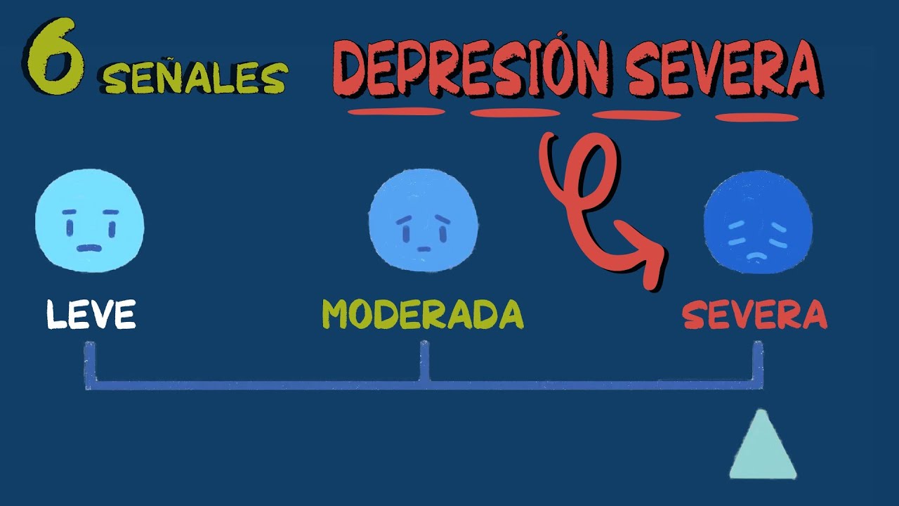 6 señales de DEPRESIÓN SEVERA