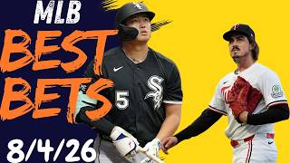 MLB BETS 8/4/26 Player Props,Parlays & Home Run Pick's