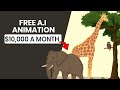 How To Make Money With AI Animation Videos &amp; ChatGPT For Free!