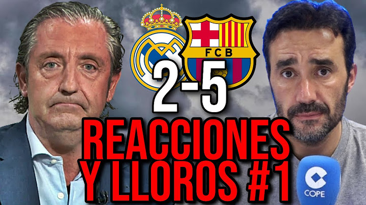 💥🤣 *MANOLO LAMA Y RONCERO* REACCIONES Y LLOROS #1 REAL MADRID 2-5 BARÇA | BRUTAL LLUIS FLAQUER