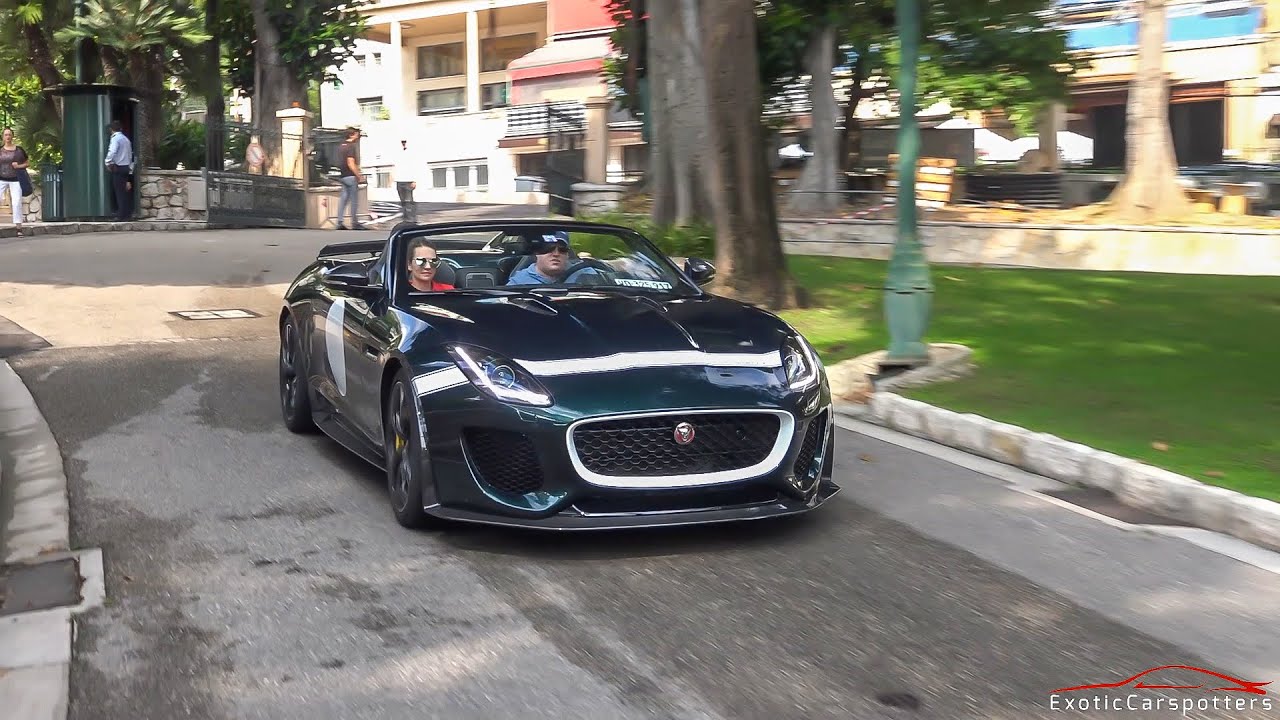 Jaguar F-Type Project 7 - Accelerations, Revs & LOUD Pops and Bangs !