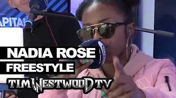 Nadia Rose freestyle backstage at Wireless - Westwood