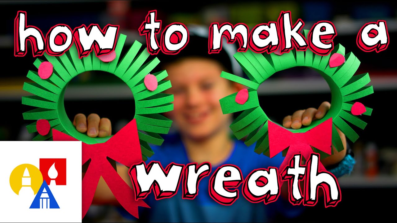 Christmas Wreath Out Construction Paper