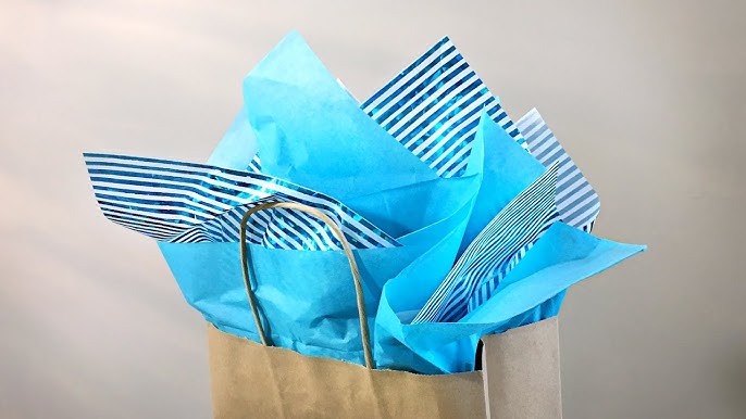 How to put tissue in a gift bag  How to pack a gift bag with tissue paper  #giftbagclosing 