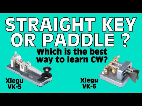 Straight Key or Paddle? Which is Best to Learn Sending CW?