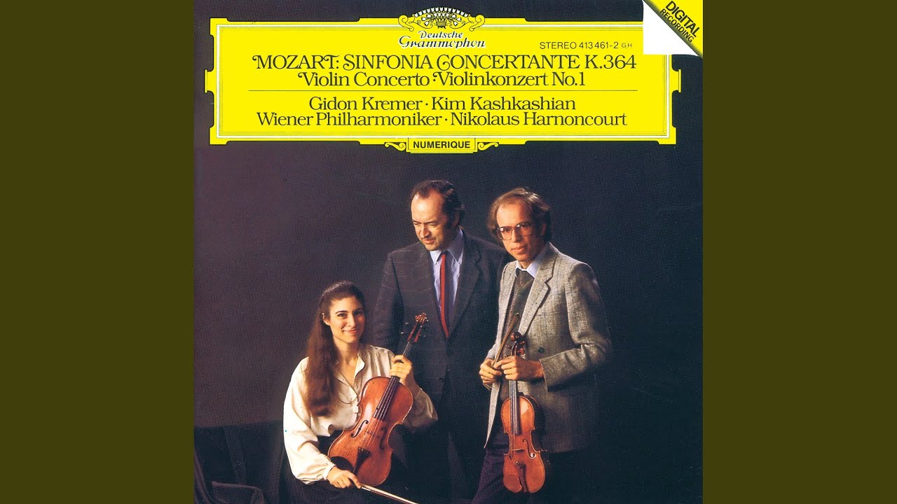 Mozart Sinfonia Concertante For Violin Viola And Orchestra