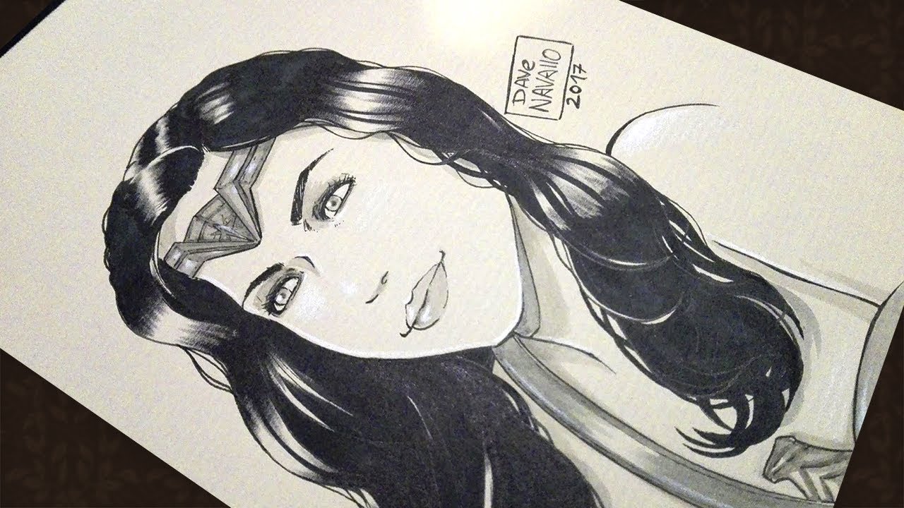 Dibujando a Wonder Woman