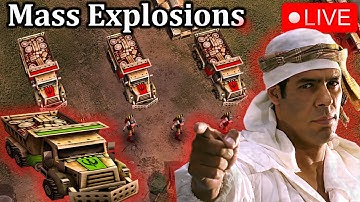 🔴LIVE -  Mass Destruction in Online FFA - Generals Online! | C&C Generals Zero hour!!
