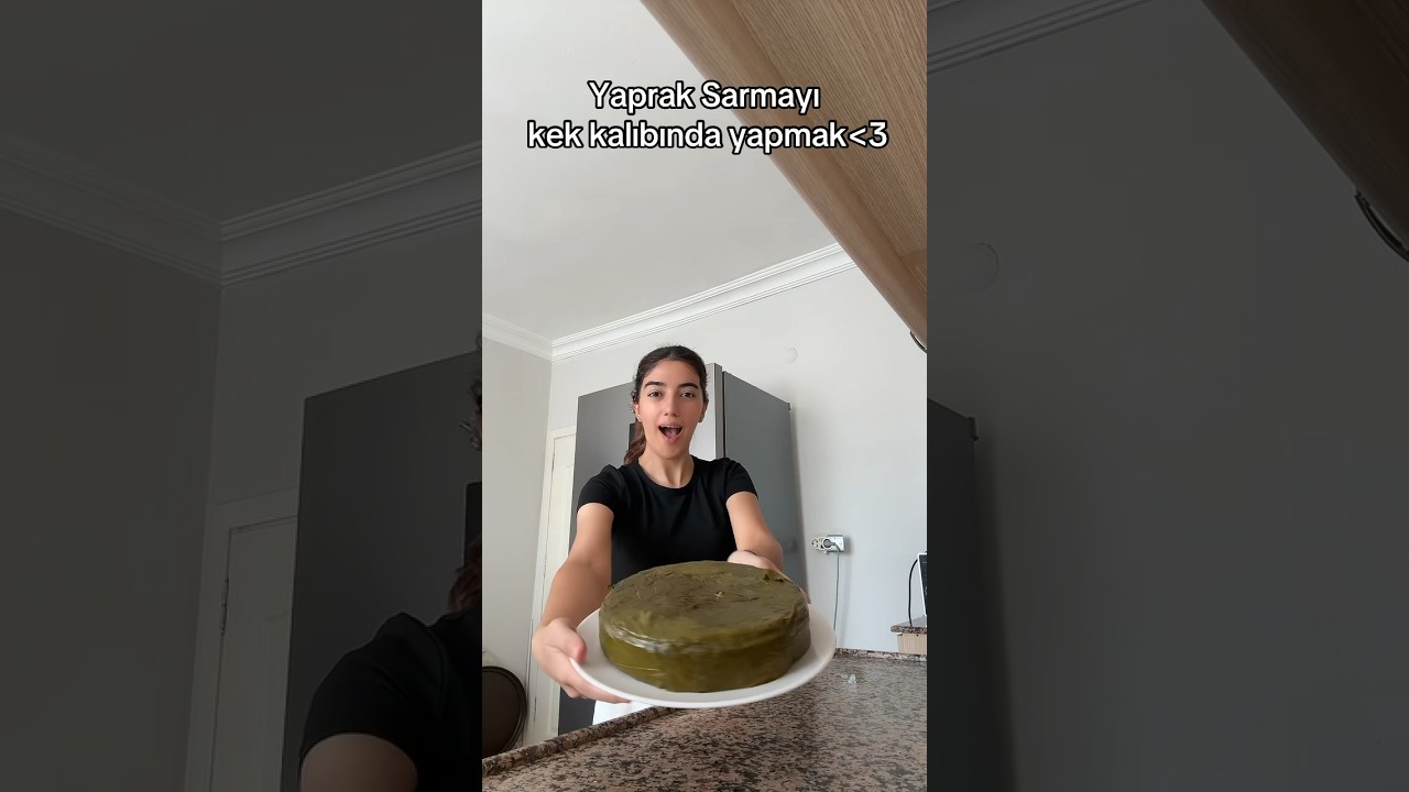 Kek kalıbında sarma?!Sarma pasta?(Sıradaki yemek?)