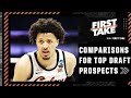 NBA comparisons for Cade Cunningham, Jalen Green, Scottie Barnes and James Bouknight | First Take