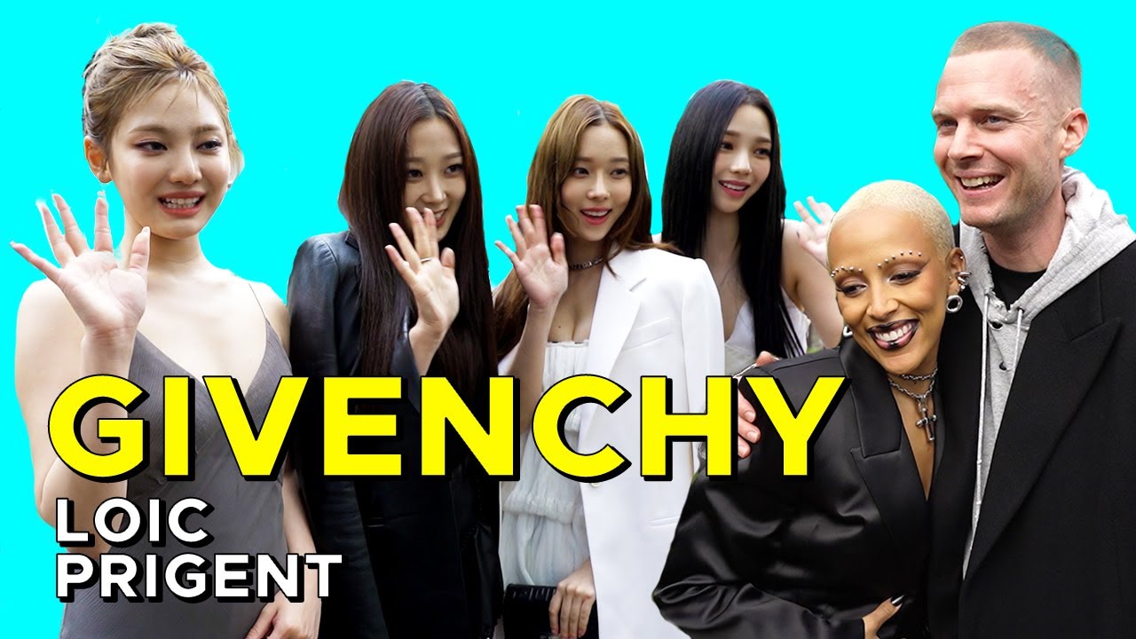 GIVENCHY: AESPA 에스파 IS FRONT ROW! By Loic Prigent