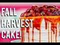 How To Make A FALL HARVEST CAKE! Carrot cake, caramel, cinnamon buttercream and sautÈed fruit!