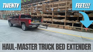 Can A ShortBed Pickup Truck Haul 20ft Materials? Harbor Freight Bed Extender!
