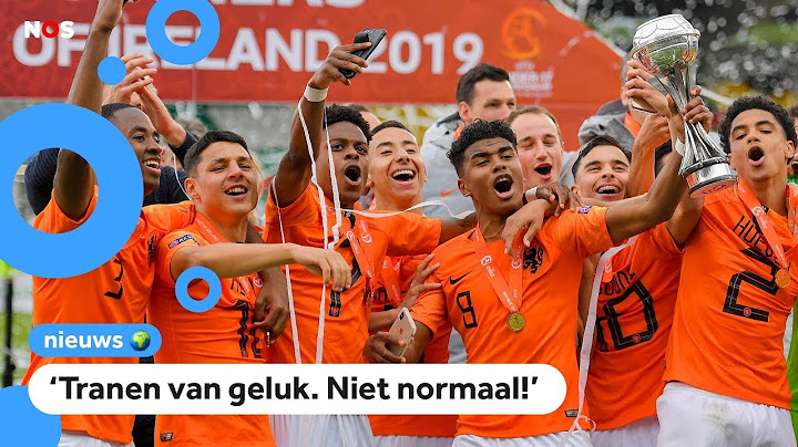 Oranje wint het EK voetbal onder 17