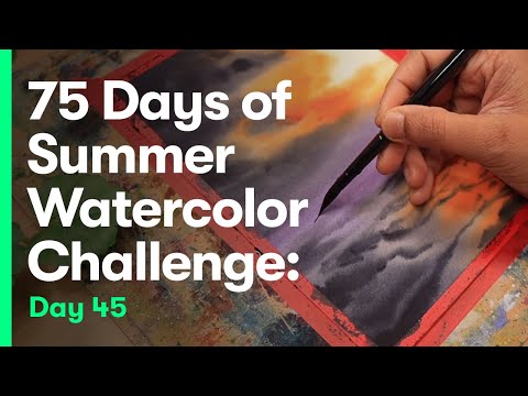 75 Days of Summer Watercolor Challenge: Day 45