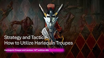 Harlequin Troupe in Pariah Nexus! Warhammer 40k Unit Review and Tactics