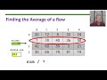 AP Computer Science A - Topic 4.13 - Part 1: 2D Array Algorithms