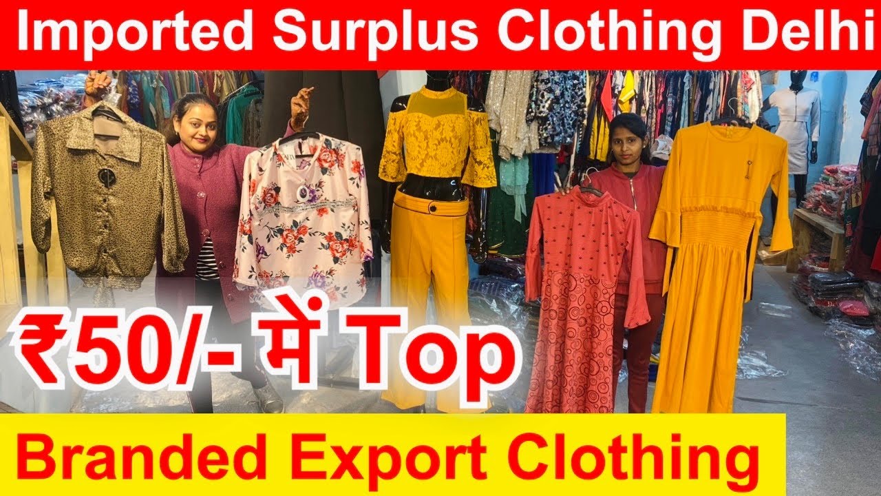 Branded Export Clothing Latest Summer Collection Imported Surplus