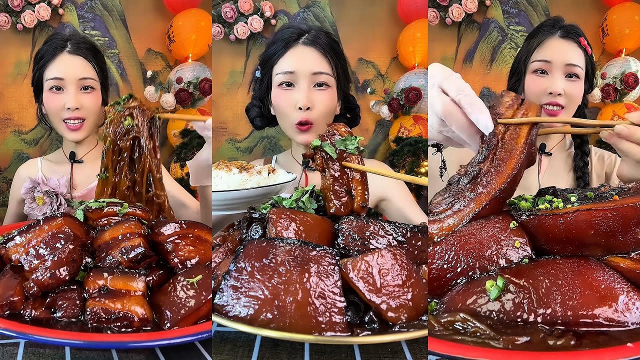 【ASMR】【MUKBANG】DELICIOUS DINING PROGRAM | HOMEMADE CHINESE FOOD | 食べる | 吃播 #咀嚼音