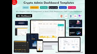 Crypto Admin Template UI for Coin & Token Management