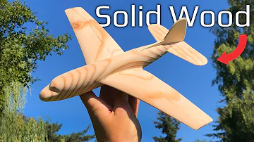 Can a Solid Wood Airplane Actually Fly???