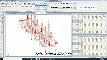 Bridge Design in STAAD Pro