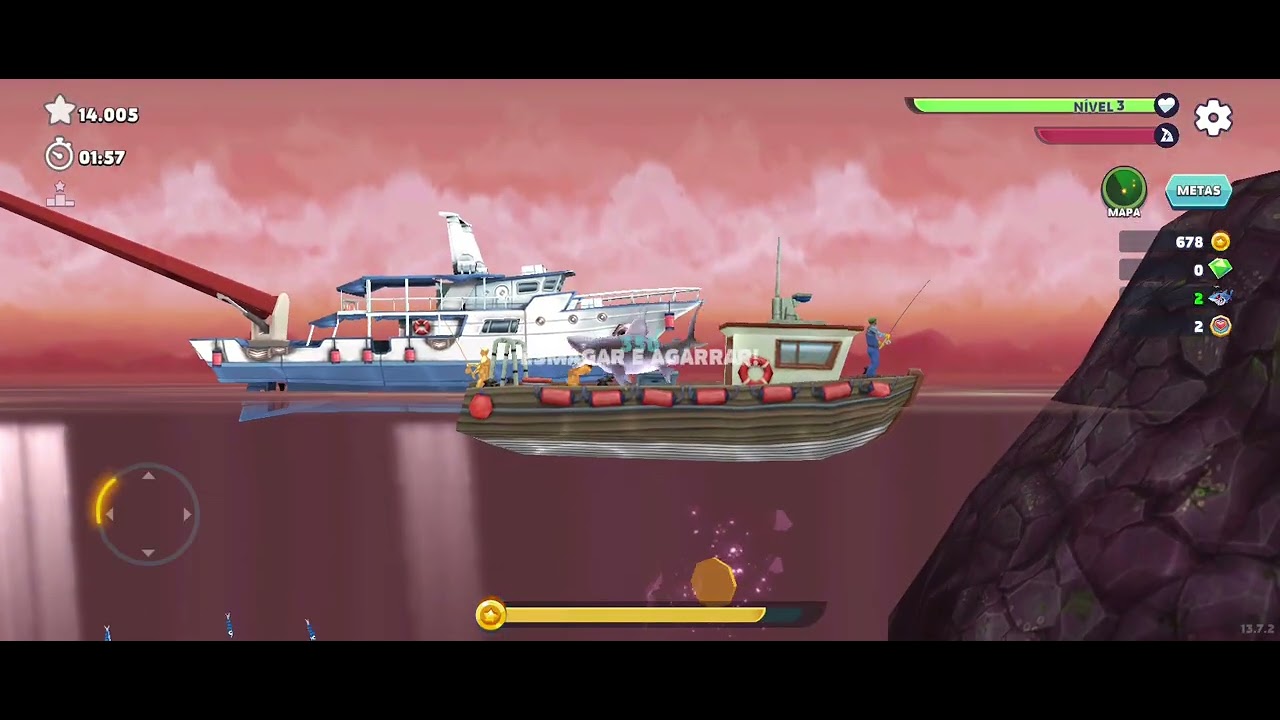 Tubarão tigre vídeo de tubarão 