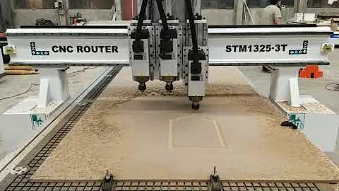 Multi spindles ATC cnc router machine STM1325-3T