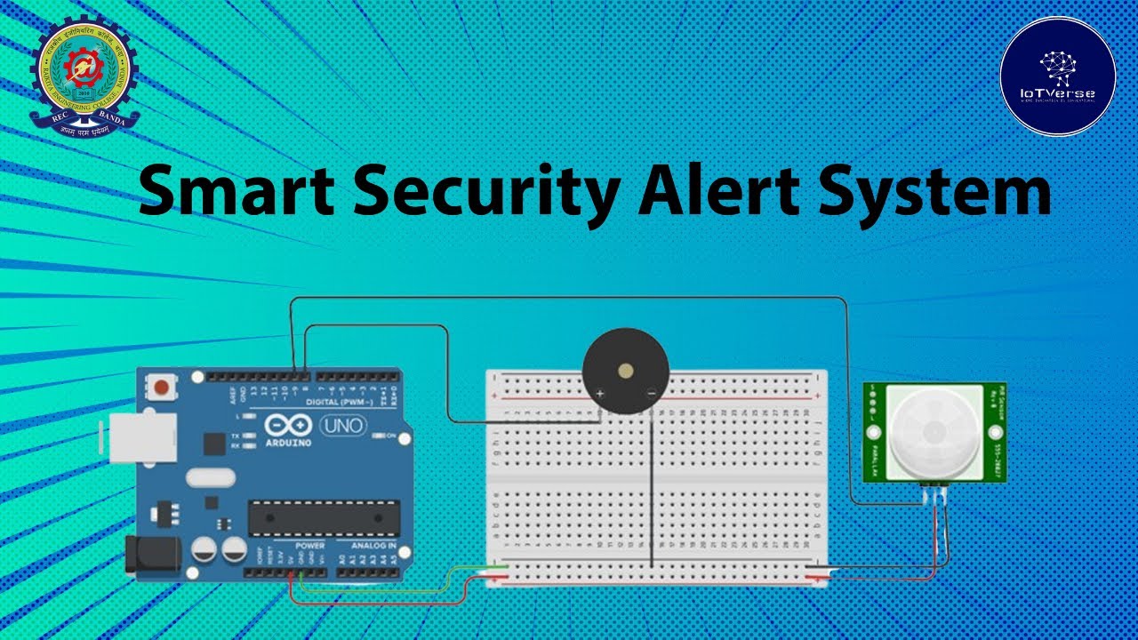 Smart Security Alert system| PIR Sensor| IOT based Project | # ...