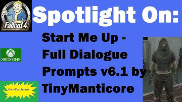 Fallout 4 (mods) - Conrad - Spotlight On: Start Me Up - Full Dialogue Prompts v6.1 by TinyManticore