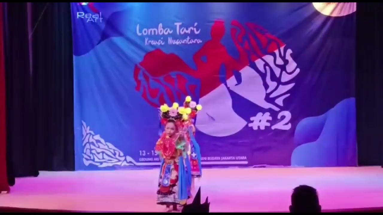 Tari Kembang Jatoh #Alzena dalam Lomba Tari memperebutkan Piala kepala suku Dinas Kebudayaan Jakut