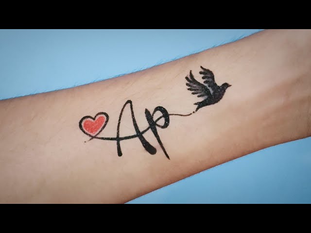 Ordershock MP Name Letter Tattoo Waterproof Boys and Girls Temporary Body  Tattoo Pack of 2. - Price in India, Buy Ordershock MP Name Letter Tattoo  Waterproof Boys and Girls Temporary Body Tattoo