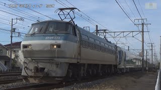 甲種輸送EF66-123+東武500系501+502+503編成茅ヶ崎～辻堂間【RG627】