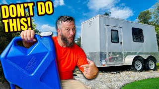 Simple DIY Camper Sink For My Cargo Camper