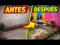 “De patio triste a rincón con vida 🌱 | Antes y Después”