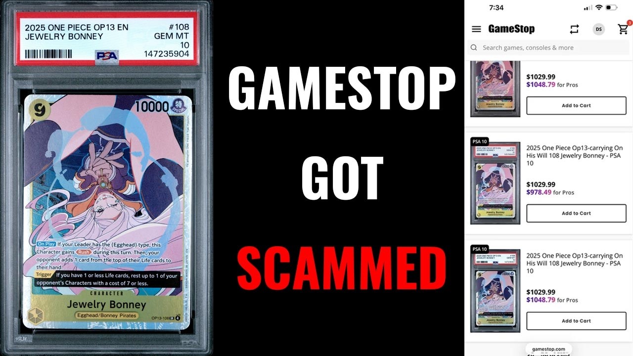 Someone Just Dumped 30+ One Piece PSA 10s On GameStop - YouTube