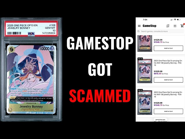 Someone Just Dumped 30+ One Piece PSA 10s On GameStop - YouTube