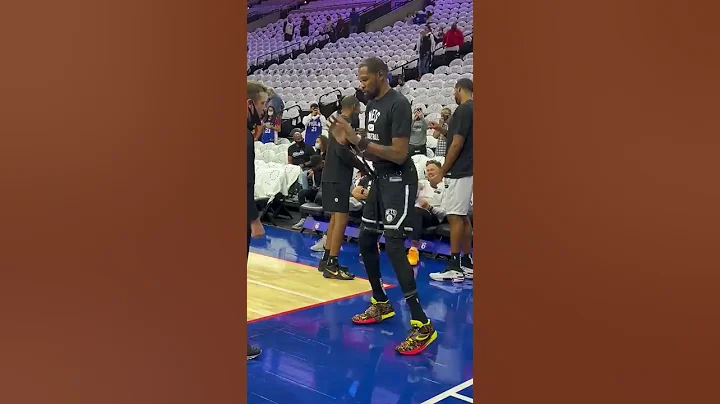 Kevin Durant's off-balance and ridiculous pregame workout! 🔥#shorts - DayDayNews